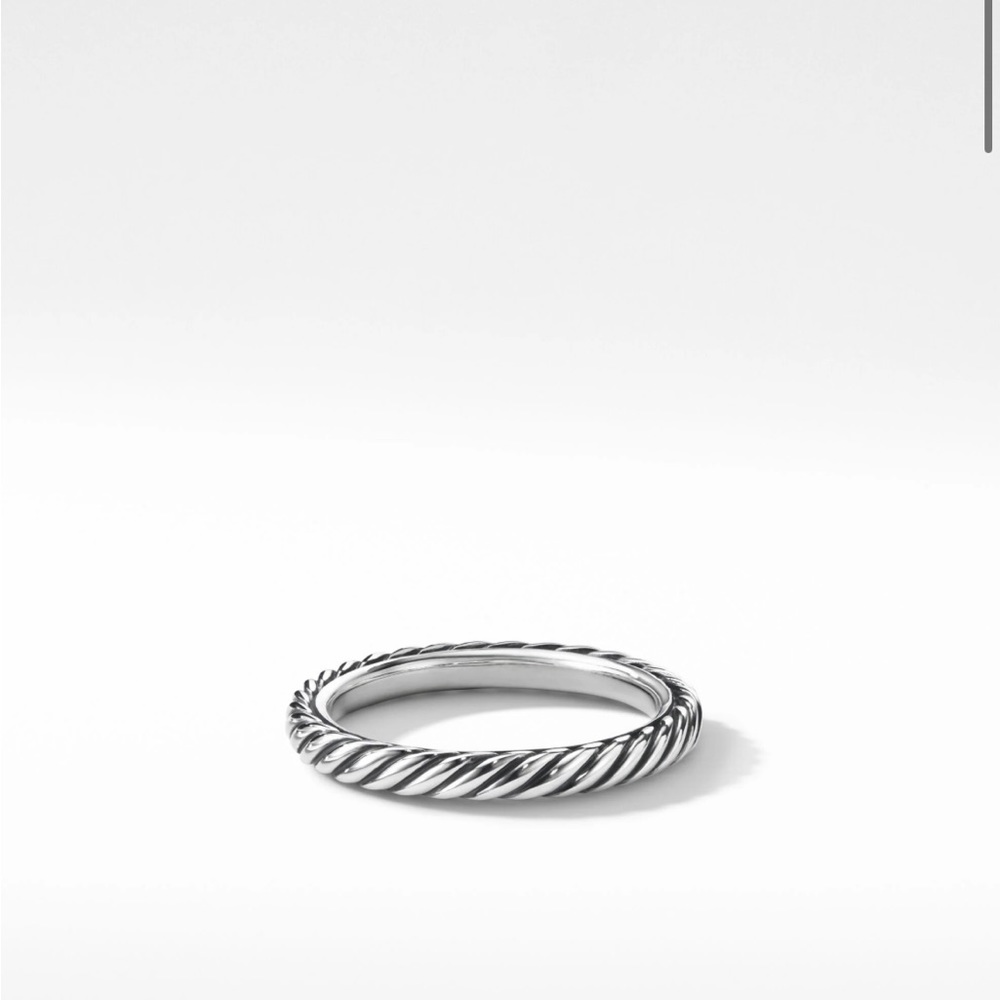DAVID YURMAN Cable Collectibles Stack Ring in Sterling Silver